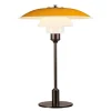 Louis Poulsen PH 3½-2½ Bordlampe, gul af Poul Henningsen> Spots