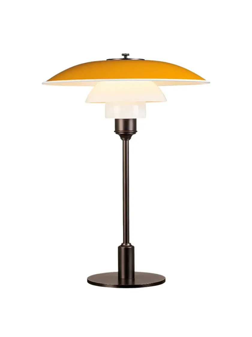 Louis Poulsen PH 3½-2½ Bordlampe, gul af Poul Henningsen> Spots