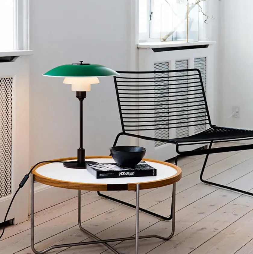 Louis Poulsen PH 3½-2½ Bordlampe, gul af Poul Henningsen> Spots