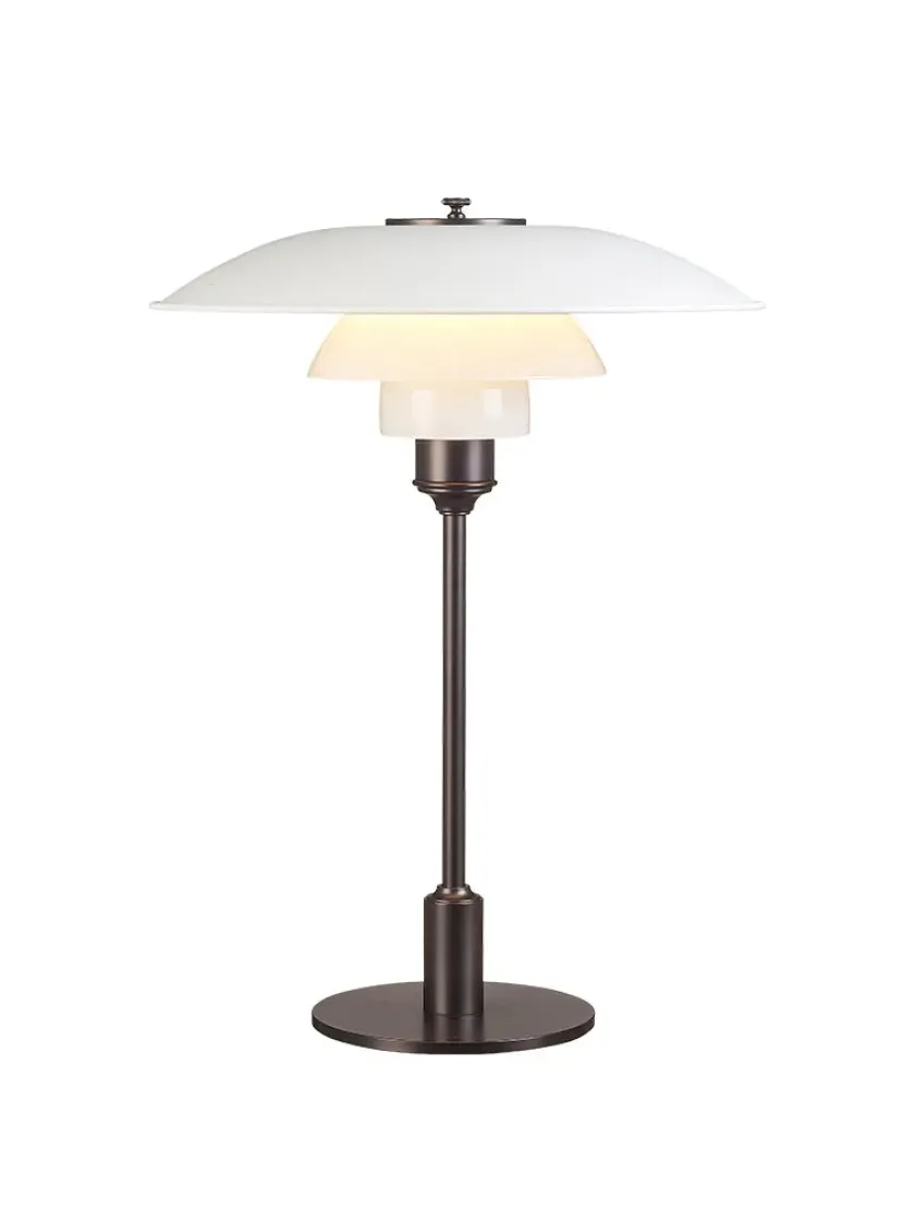 Louis Poulsen PH 3½-2½ Bordlampe, gul af Poul Henningsen> Spots