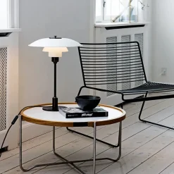 Louis Poulsen PH 3½-2½ Bordlampe, gul af Poul Henningsen><noscript><img width=