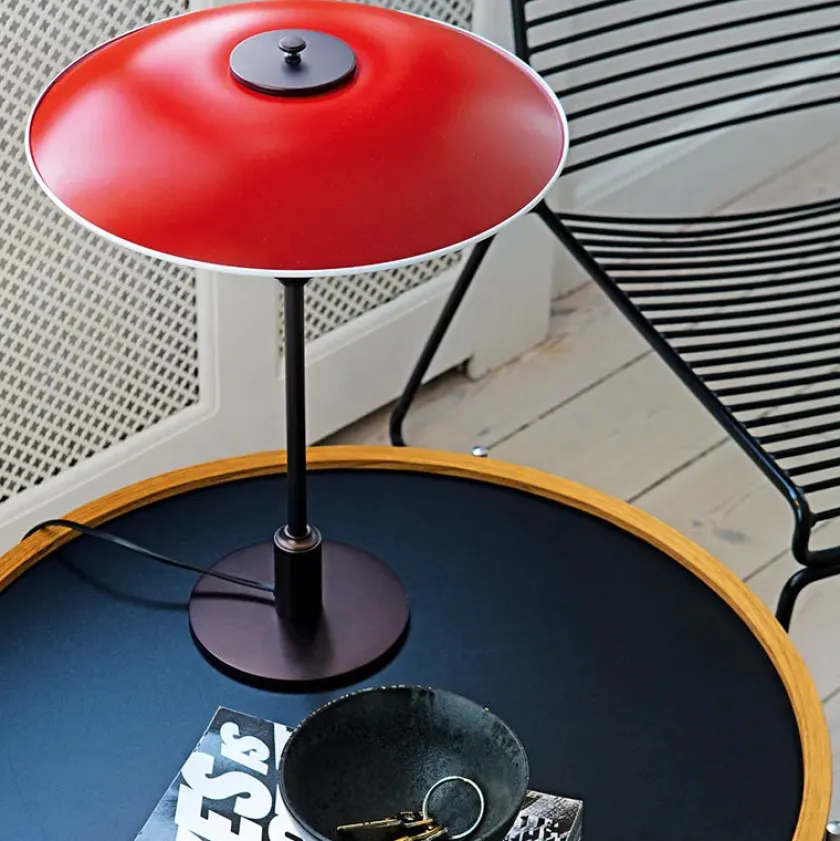 Louis Poulsen PH 3½-2½ Bordlampe, gul af Poul Henningsen> Spots