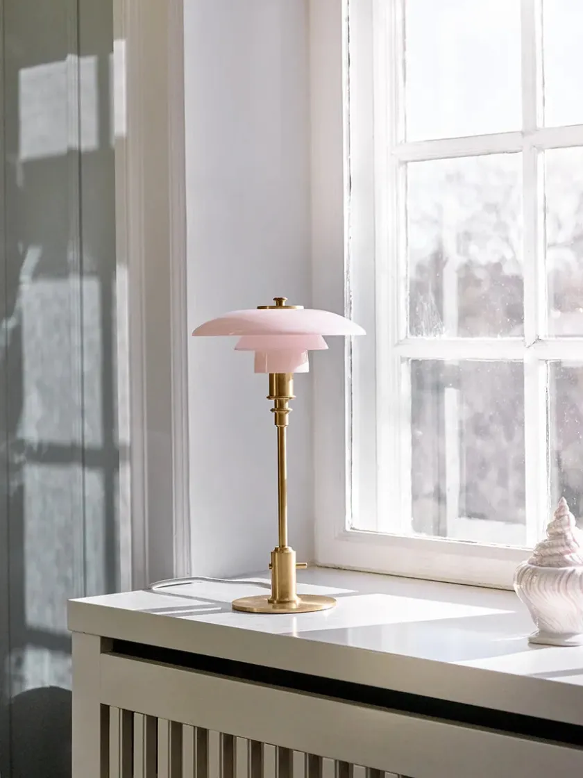 Louis Poulsen PH 2/1 Bordlampe, messing metalliseret fra> Spots