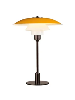 Louis Poulsen PH 3½-2½ Bordlampe, rød af Poul Henningsen><noscript><img width=