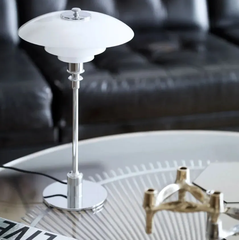 Louis Poulsen PH 2/1 Bordlampe, sort metalliseret fra> Skrivebordslamper|Spots