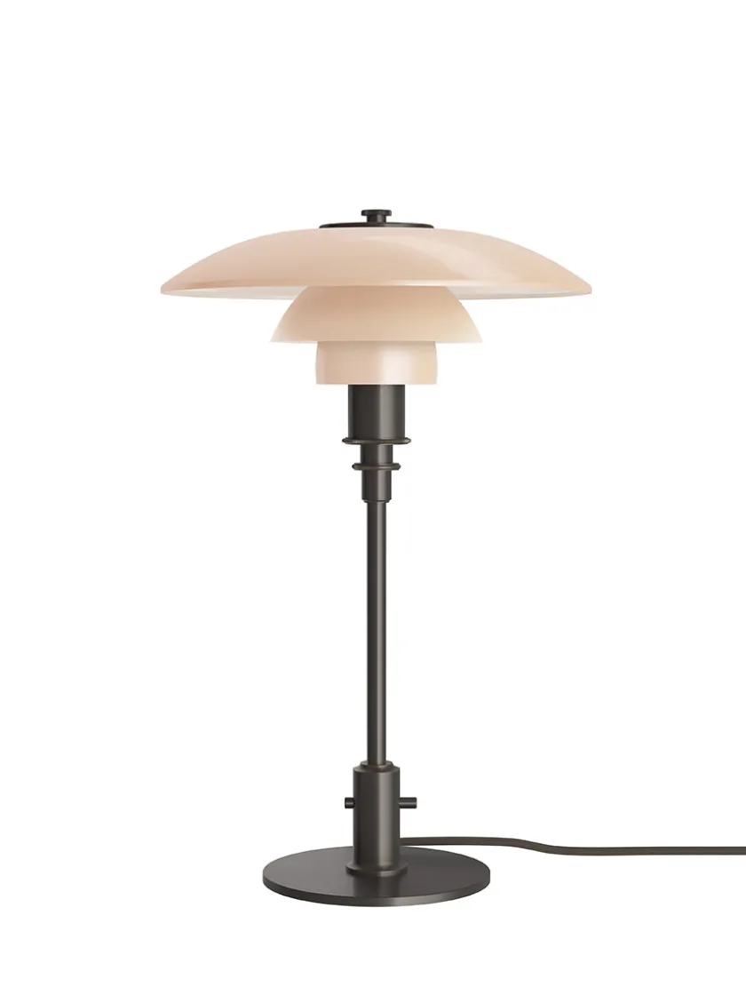 Louis Poulsen PH 3/2 Bordlampe, sort metalliseret fra> Skrivebordslamper|Spots