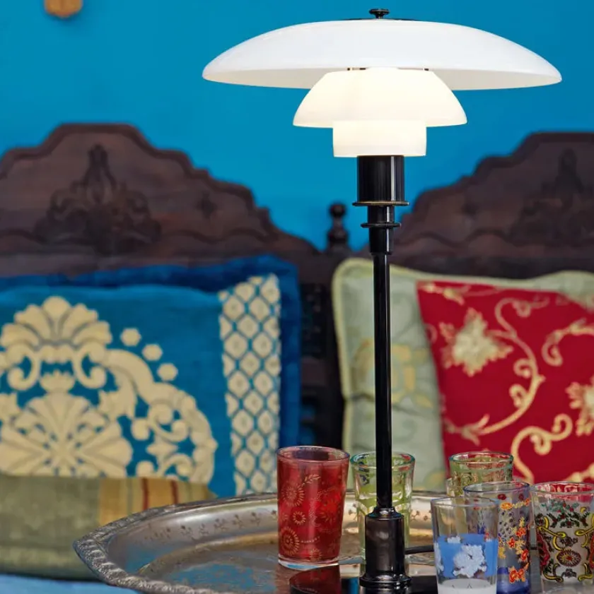 Louis Poulsen PH 3/2 Bordlampe, sort metalliseret fra> Skrivebordslamper|Spots