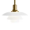 Louis Poulsen PH 3½-3 Glas Pendel, messing metalliseret fra> Spots|Pendler