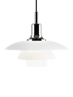 Louis Poulsen PH 3½-3 Glas Pendel, messing metalliseret fra><noscript><img width=