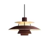 Louis Poulsen PH 5 Mini Pendant, Monochrome Burgundy af Poul Henningsen> Pendler|Spots