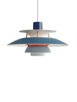 Louis Poulsen PH 5 Mini Pendant, Monochrome Burgundy af Poul Henningsen><noscript><img width=