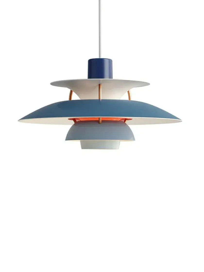 Louis Poulsen PH 5 Mini Pendant, Monochrome Burgundy af Poul Henningsen> Pendler|Spots