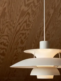 Louis Poulsen PH 5 Mini Pendant, Monochrome Pale Pewter af Poul Henningsen> Pendler|Spots