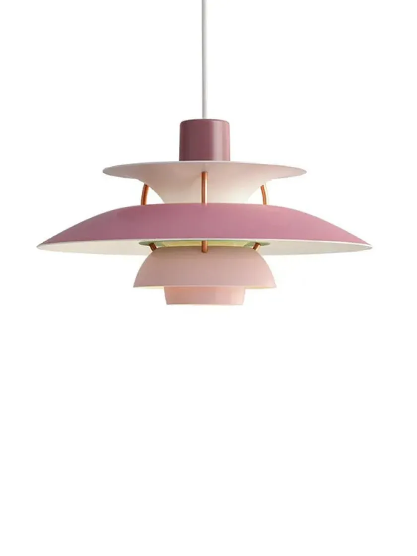 Louis Poulsen PH 5 Mini Pendant, Monochrome Pale Pewter af Poul Henningsen> Pendler|Spots