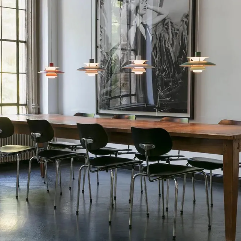 Louis Poulsen PH 5 Mini Pendant, Monochrome Pale Pewter af Poul Henningsen> Pendler|Spots