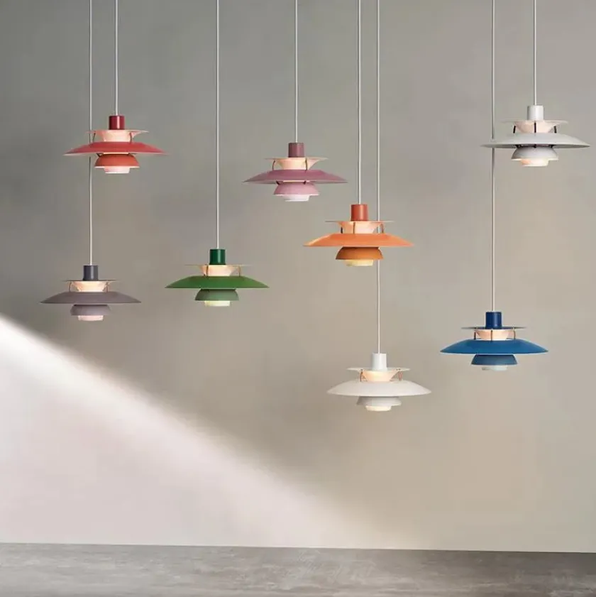 Louis Poulsen PH 5 Mini Pendant, Monochrome Pale Pewter af Poul Henningsen> Pendler|Spots