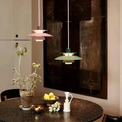 Louis Poulsen PH 5 Mini Pendant, Monochrome Pale Pewter af Poul Henningsen><noscript><img width=
