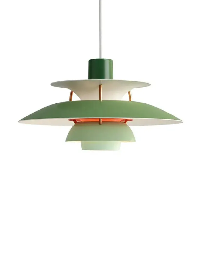 Louis Poulsen PH 5 Mini Pendant, Monochrome Pale Pewter af Poul Henningsen> Pendler|Spots