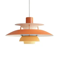 Louis Poulsen PH 5 Mini Pendant, Monochrome Pale Pewter af Poul Henningsen><noscript><img width=