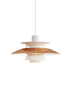 Louis Poulsen PH 5 Mini Pendant, Monochrome Pale Pewter af Poul Henningsen><noscript><img width=