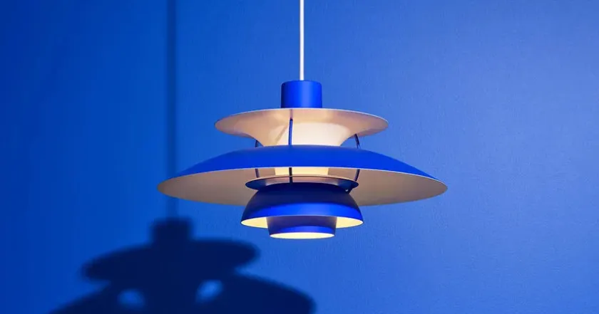 Louis Poulsen PH 5 Mini Pendant, Monochrome Pale Pewter af Poul Henningsen> Pendler|Spots