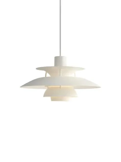 Louis Poulsen PH 5 Mini Pendant, Monochrome Pale Pewter af Poul Henningsen><noscript><img width=