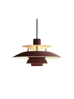 Louis Poulsen PH 5 Mini Pendant, Monochrome Dusty Indigo af Poul Henningsen><noscript><img width=