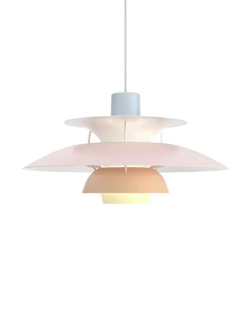 Louis Poulsen PH 5 Pendant, Monochrome Burgundy af Poul Henningsen> Spots|Pendler