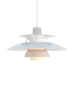 Louis Poulsen PH 5 Pendant, Monochrome Burgundy af Poul Henningsen><noscript><img width=