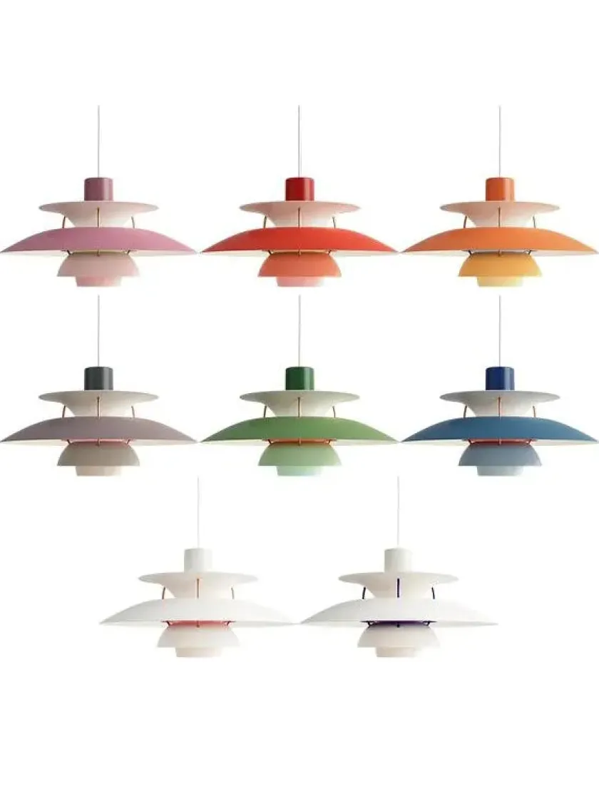 Louis Poulsen PH 5 Pendant, Monochrome Dusty Indigo af Poul Henningsen> Pendler|Spots