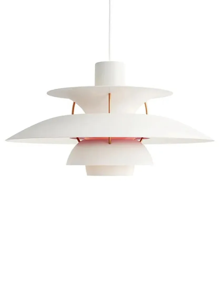 Louis Poulsen PH 5 Pendant, Monochrome Dusty Indigo af Poul Henningsen> Pendler|Spots