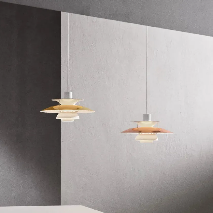 Louis Poulsen PH 5 Pendant, Monochrome Dusty Indigo af Poul Henningsen> Pendler|Spots