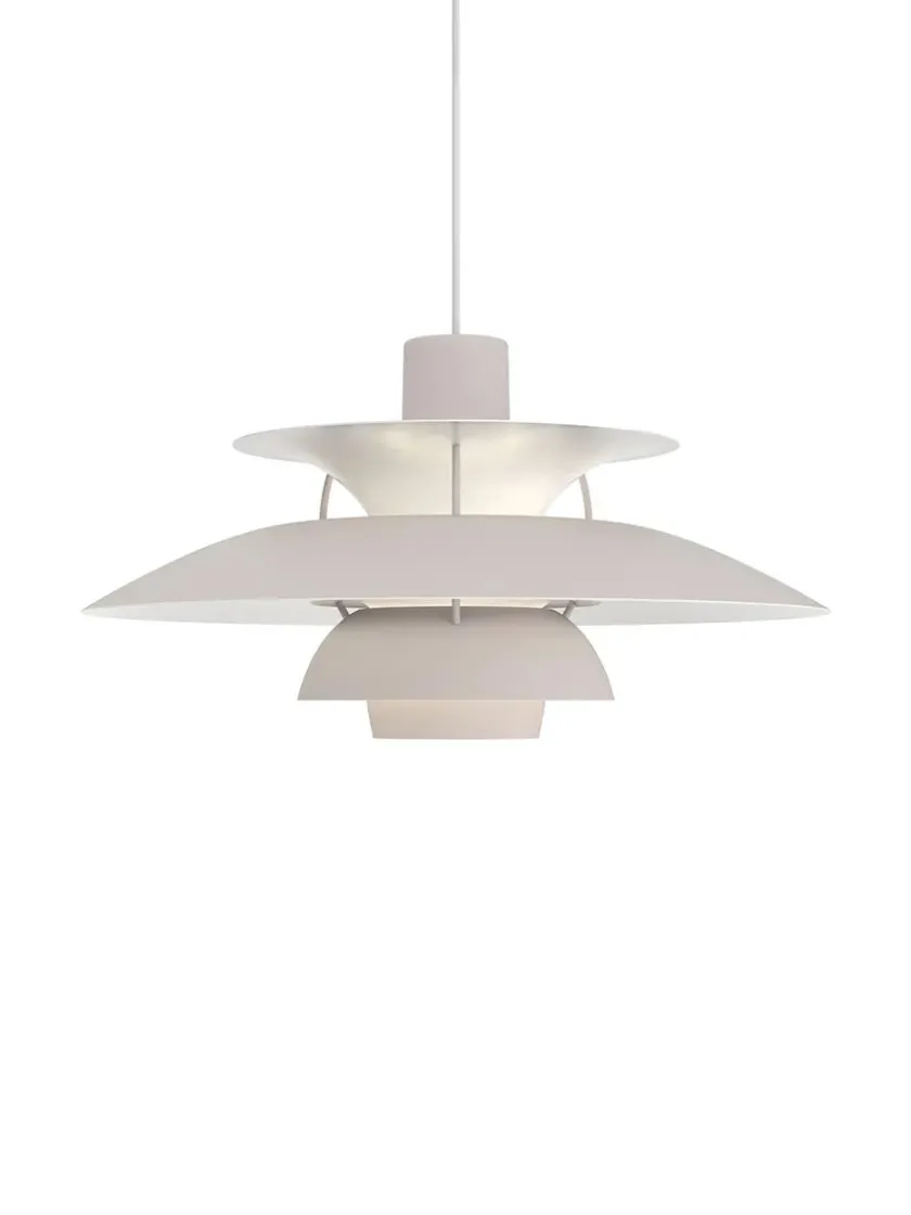 Louis Poulsen PH 5 Pendant, Monochrome Dusty Indigo af Poul Henningsen> Pendler|Spots
