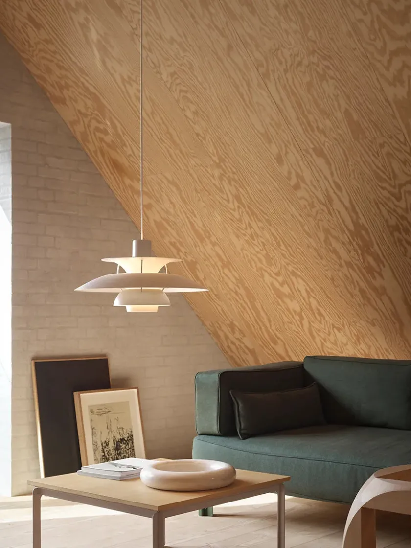 Louis Poulsen PH 5 Pendant, Monochrome Pale Blush af Poul Henningsen> Pendler|Spots