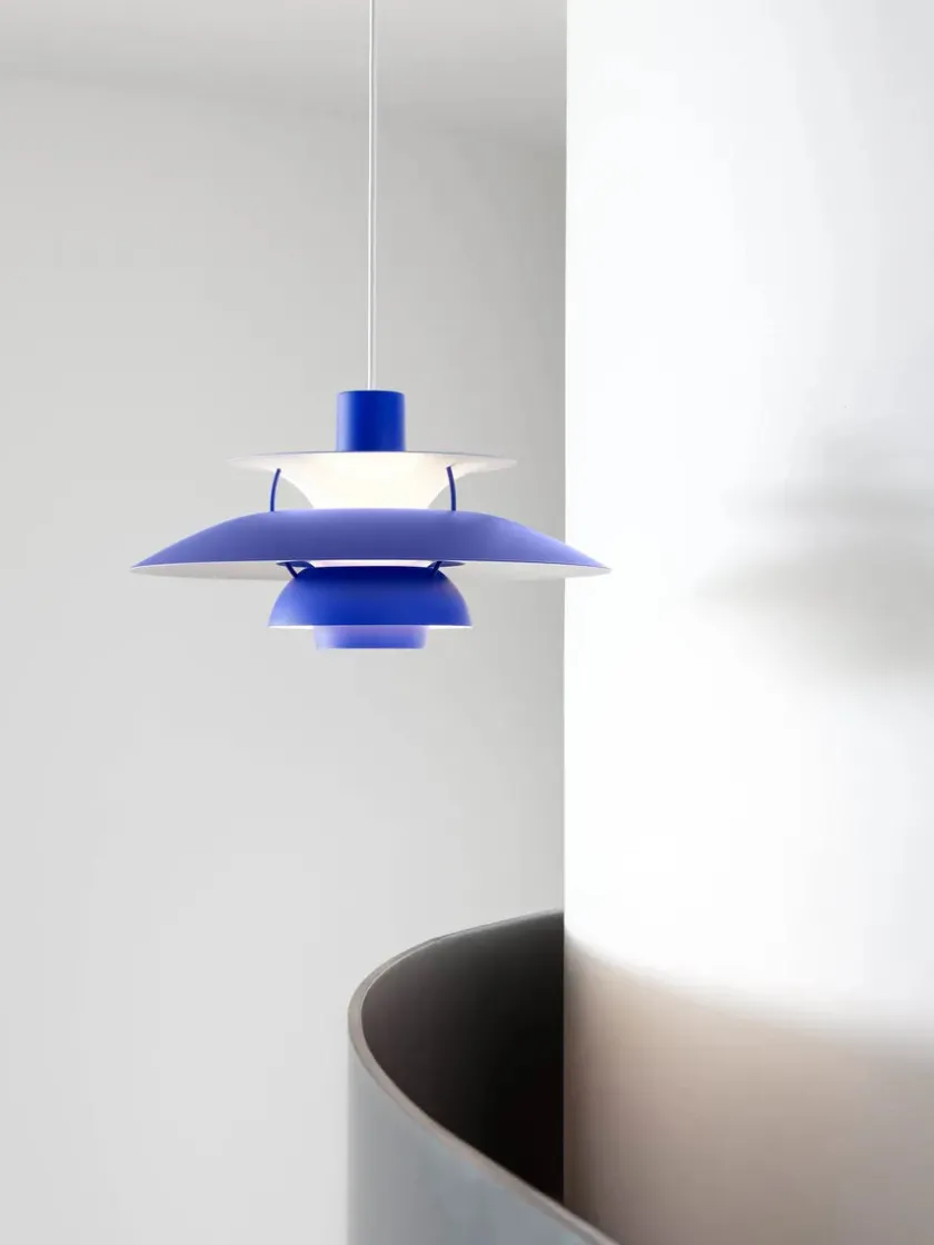 Louis Poulsen PH 5 Pendant, Monochrome Pale Blush af Poul Henningsen> Pendler|Spots