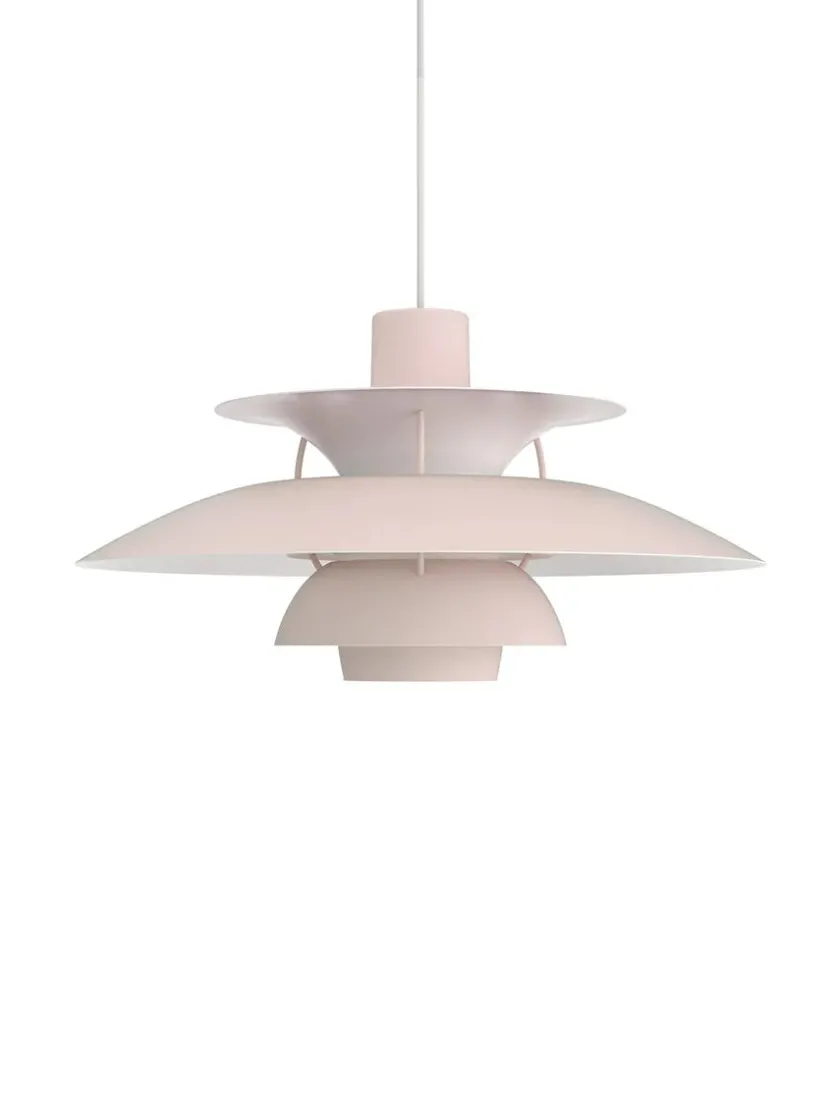Louis Poulsen PH 5 Pendant, Monochrome Pale Blush af Poul Henningsen> Pendler|Spots