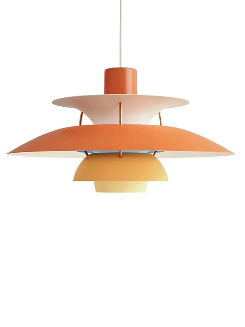 Louis Poulsen PH 5 Pendant, Monochrome Pale Pewter af Poul Henningsen> Spots|Pendler
