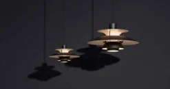 Louis Poulsen PH 5 Pendant, Monochrome Pale Pewter af Poul Henningsen><noscript><img width=