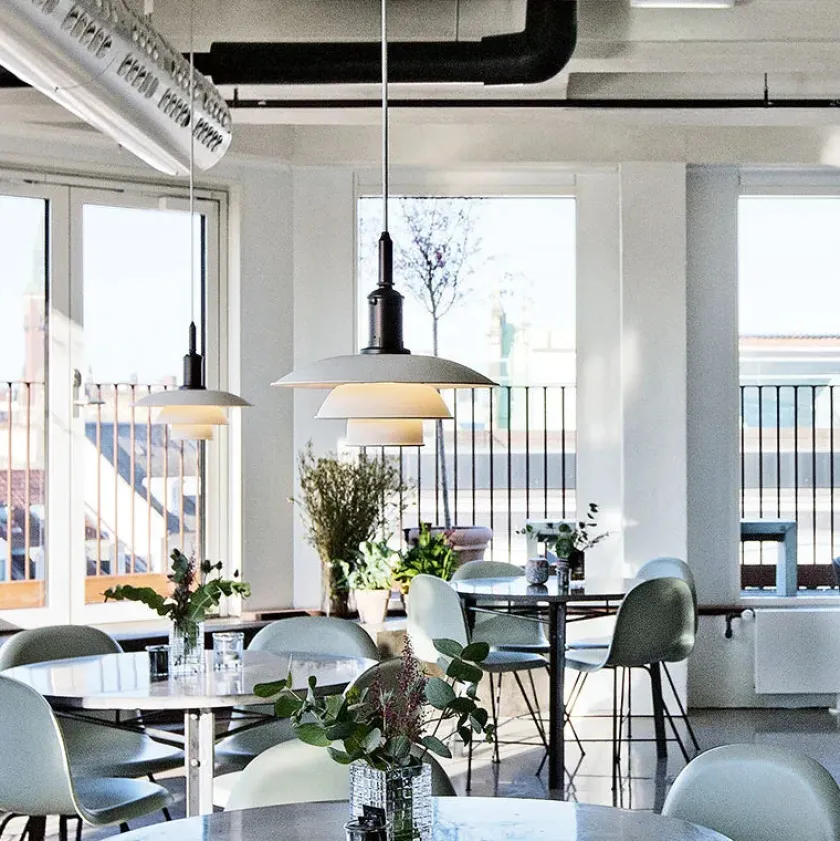 Louis Poulsen PH 3½-3 Pendel, grøn af Poul Henningsen> Spots|Pendler