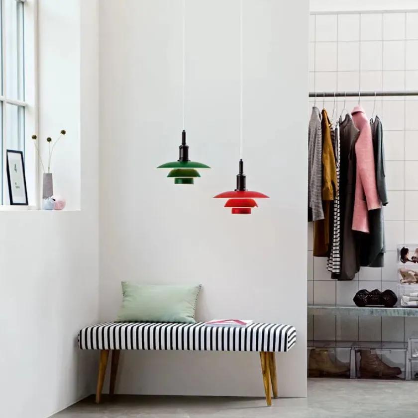 Louis Poulsen PH 3½-3 Pendel, grøn af Poul Henningsen> Spots|Pendler