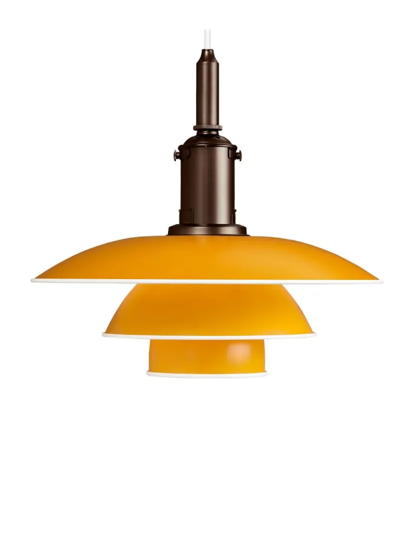 Louis Poulsen PH 3½-3 Pendel, gul af Poul Henningsen> Pendler|Spots