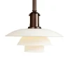 Louis Poulsen PH 3½-3 Pendel, hvid af Poul Henningsen> Pendler|Spots
