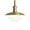 Louis Poulsen PH 3/3 pendel, messing/opalt glas, limited edition 2022 af Poul Henningsen> Pendler|Spots