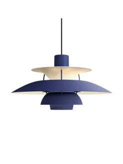 Louis Poulsen PH 5 pendel, Pastel Blue Rose Peach af Poul Henningsen><noscript><img width=