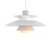 Louis Poulsen PH 5 pendel, Pastel Oyster Blue Rose af Poul Henningsen> Pendler|Spots