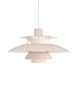 Louis Poulsen PH 5 pendel, Pastel Oyster Blue Rose af Poul Henningsen><noscript><img width=