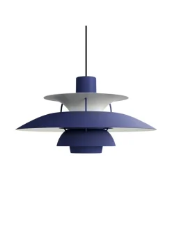 Louis Poulsen PH 5 pendel, Pastel Oyster Blue Rose af Poul Henningsen><noscript><img width=