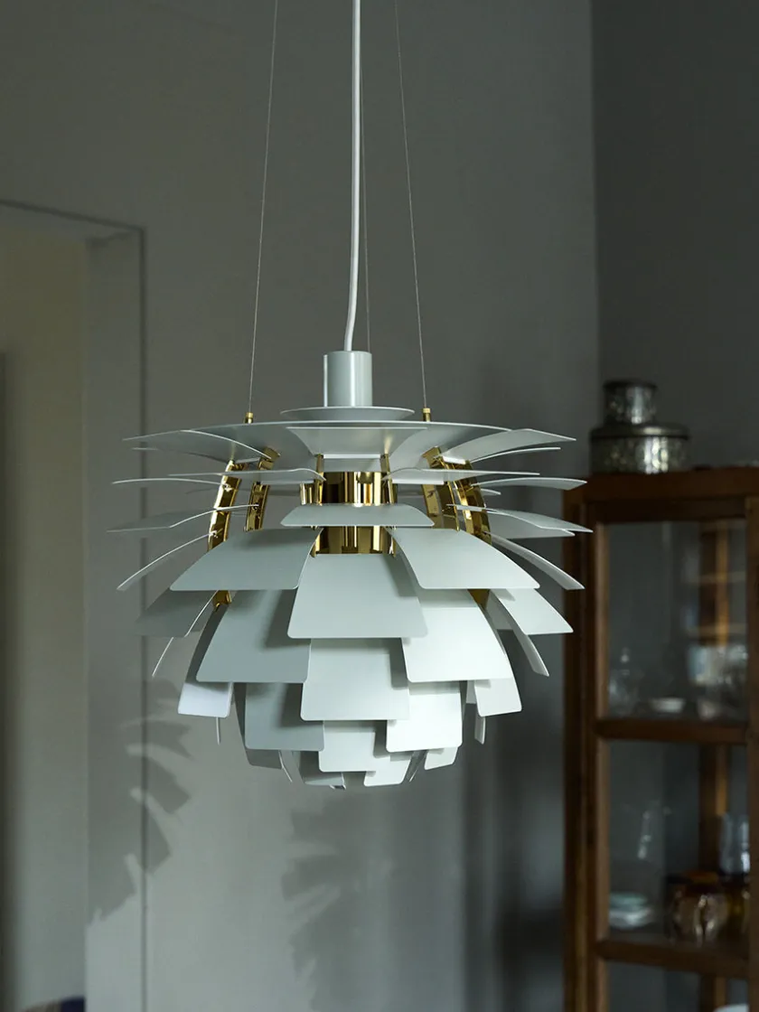 Louis Poulsen PH Artichoke Dusty Blue/Brass fra> Pendler|Spots