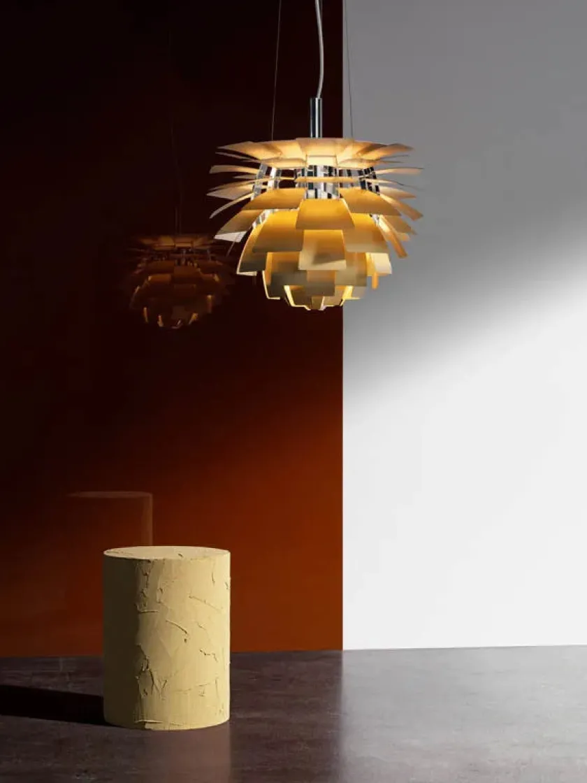 Louis Poulsen PH Artichoke Dusty Blue/Brass fra> Pendler|Spots