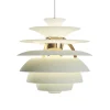 Louis Poulsen PH Snowball, dusty green/brass af Poul Henningsen> Spots|Pendler